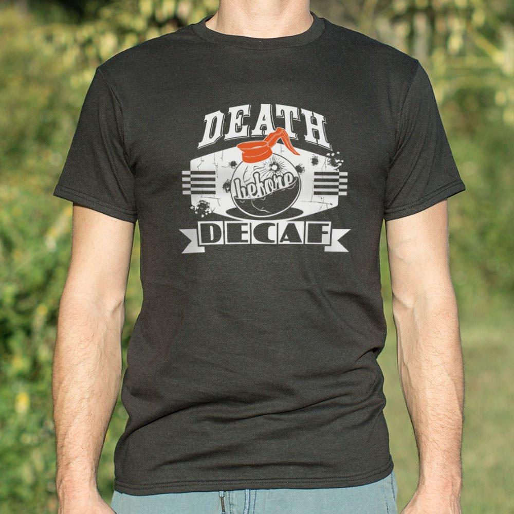 Death Before Decaf T-Shirt (Mens) - SUELEAN