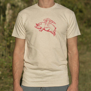 Flying Pig T-Shirt (Mens) - SUELEAN