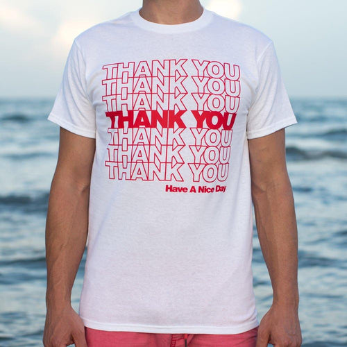 Thank You Bag T-Shirt (Mens) - SUELEAN